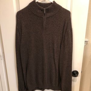 Perry Ellis Half Zip Sweater